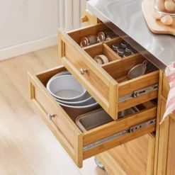 Desserte Sur Roulettes FKW70-N 15 Desserte Sur Roulettes FKW70-N -Le Coin Cuisine 02e0a058de144a7d838a0be236b886db