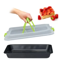 Plat Four Avec Couvercle 3 En 1 -Le Coin Cuisine 0326d93b57bf4fc886ad187ce5f13097