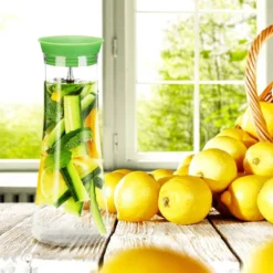 Carafe Cylindre Couvercle, Cruche 1 L -Le Coin Cuisine 0466401b665b4705ac8c1dce85085add