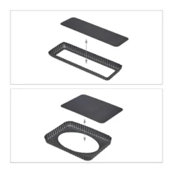 Moule Tarte Rectangulaire En Lot De 2 -Le Coin Cuisine 04f7e233495b44289f61c378bdd1616a