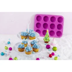 Moule à Muffins Fuchsia Pour 12 Gâteaux -Le Coin Cuisine 0d9555d59f0e4d1090efac2f75604e91