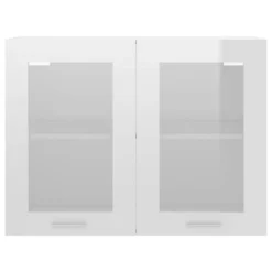 VIDAXL Armoire En Verre Suspendue -Le Coin Cuisine 0ed76cdd1cf94ee6a21153eff350fa18