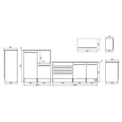 Cuisine équipée Pattburg I -Le Coin Cuisine 1000164659 220531 500 SKETCH DETAILS P000000001000164659 sketch