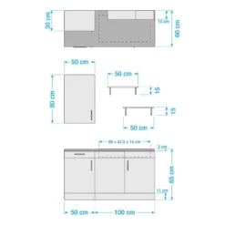 Cuisine équipée Lillehammer II -Le Coin Cuisine 1000166188 190819 16144600002 SKETCH DETAILS P000000001000166188 sketch