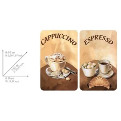 Wenko Couvre-plaques Café (2 él.) -Le Coin Cuisine 1000274115 210618 14063600320 SKETCH DETAILS P000000001000274115 sketch