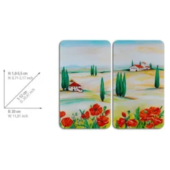 Wenko Couvre-plaques Toscana (2 él.) -Le Coin Cuisine 1000274117 210618 14063700330 SKETCH DETAILS P000000001000274117 sketch