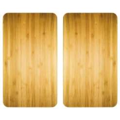 Wenko Couvre-plaques Faux Bois (2 él.)