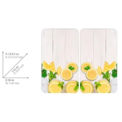 Wenko Couvre-plaques Citrons (2 él.) -Le Coin Cuisine 1000274136 210618 14064300390 SKETCH DETAILS P000000001000274136 sketch