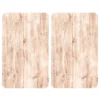Wenko Couvre-plaques Natural (2 él.)