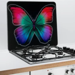 Wenko Couvre-plaques Butterfly By Night -Le Coin Cuisine 1000274180 210618 14065900536 MOOD DETAILS P000000001000274180 mood
