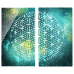 Protège-plaque De Cuisson Fleur De Vie