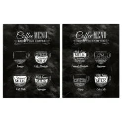 Protège-plaque De Cuisson Menu Ardoise