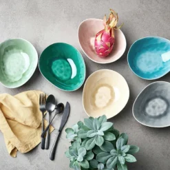 Assiettes Creuses DE LA ROYA (lot De 4) -Le Coin Cuisine 1000332803 220217 022 MOOD DETAILS P000000001000332803 mood