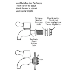 Fontaine à Boisson REFRESH -Le Coin Cuisine 1000343943 231019 070 DETAILS P000000001000343943