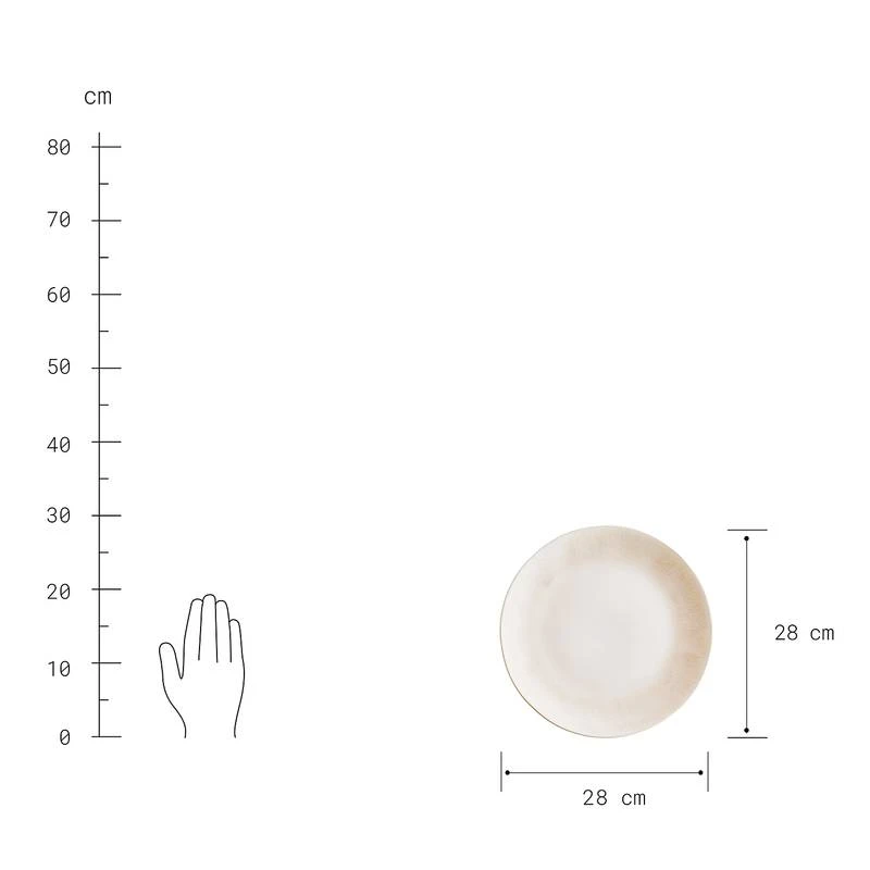 Assiettes Plates ATLANTIS - Lot De 4 13 Assiettes Plates ATLANTIS - Lot De 4 – Image 13