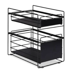 Organiseur De Placard Avec 2 Paniers