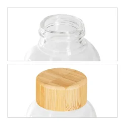 6 Bouteilles Bouchon Bambou 500 Ml -Le Coin Cuisine 1253527bd630488abe443394368497ad