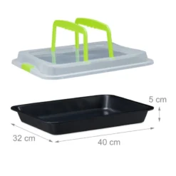 Plat Four Avec Couvercle 3 En 1 -Le Coin Cuisine 1465ee2055bb411dbcbbb659a0009645