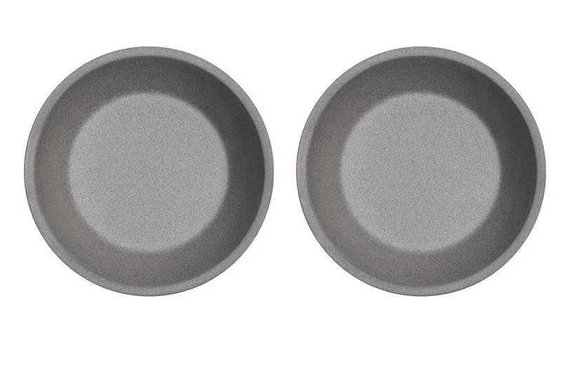 Assiette - Lot De 2 Gris 1 Assiette - Lot De 2 Gris