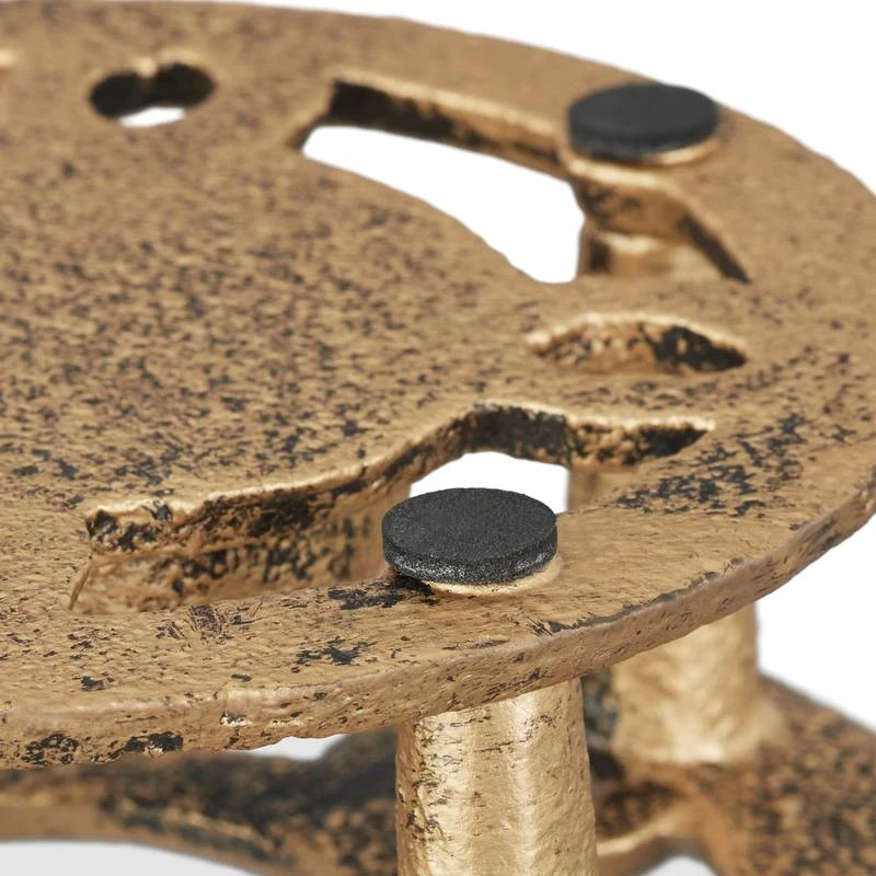 Chauffe-théière En Fonte Aspect Bronze 8 Chauffe-théière En Fonte Aspect Bronze – Image 8