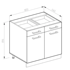 Meuble Bas R-Line 80cm -Le Coin Cuisine 1fb365355efc40f7a1fc176ecaafab9f 1
