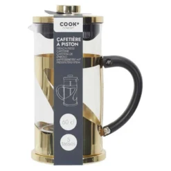 Cafetière à Piston En Métal Doré 60 Cl -Le Coin Cuisine 22d03ae7da824803ac67f4f24b0ce21e