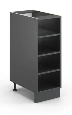 Armoire Basse Fame Anthracite