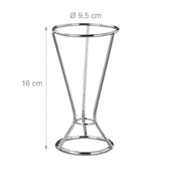 Support Cornet De Frites Lot De 2 Inox -Le Coin Cuisine 30b6963fd705455cb334af145378dce6