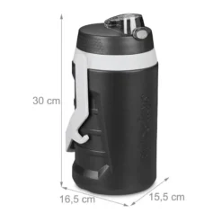 Gourde 2 Litres Noire -Le Coin Cuisine 3580f62f92564739ae2d12758e473f9f