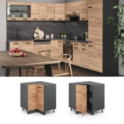 Meuble Bas D'angle R-Line 87cm -Le Coin Cuisine 3ae4af71f18e46e29d36d527dc7a50aa