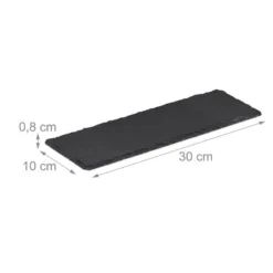 Assiette En Ardoise 30x10 Cm Lot De 12 -Le Coin Cuisine 3dda39c978dd4b8fae1943ba6ff2f230