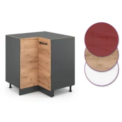 Meuble Bas D'angle R-Line 87cm -Le Coin Cuisine 419fa6bddac04cfeaca93a8839513591