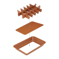 Moule à Brownie Avec Poignées -Le Coin Cuisine 41f3a4c18e2942e7a5a889708fb75c58