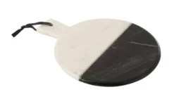 Planche Corde Marbre Noir/blanc/argent