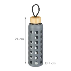 Gourde En Verre Bouchon En Bambou 550 Ml 25 Gourde En Verre Bouchon En Bambou 550 Ml -Le Coin Cuisine 44860f2b4abf4d9190d5b734400916b7