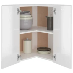 VIDAXL Armoire D'angle Suspendue -Le Coin Cuisine 44d6e87f4eff4cf4bf834307ae29c151