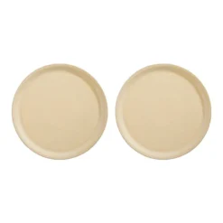 Assiette - Lot De 2 Laiton Mat