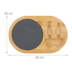 Plateau Fromage Bambou & Lot 2 Couverts -Le Coin Cuisine 47f6af406f00487eaf94ba860f73c86f