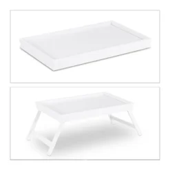 2x Tablettes De Lit Bambou Blanc Service -Le Coin Cuisine 485a6660d96140e9b661f0452832d483