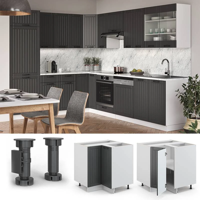 Armoire Basse D'angle Fame-Line 6 Armoire Basse D'angle Fame-Line – Image 6