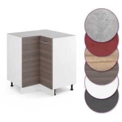 Meuble Bas D'angle R-Line Gris élégant -Le Coin Cuisine 4b989499c70d40e3a09f4bda03d4ed4b