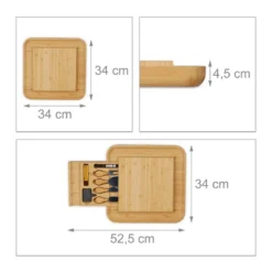 Plateau Fromage Bambou 10 Accessoires -Le Coin Cuisine 4e9c4cc3762b48aba7bfe1e2465406d7