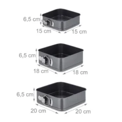 Lot De 7 Moules Carrés -Le Coin Cuisine 4f6f7a1ec945427eaca274f9b011994f