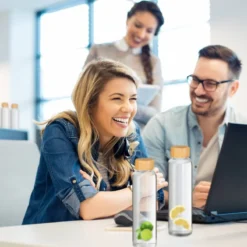 6 Bouteilles Bouchon Bambou 500 Ml -Le Coin Cuisine 5e19deab5ca943958dc09f9580d71db7