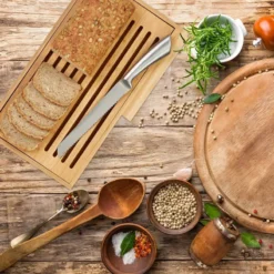 Planche à Pain Bambou Range-couteaux -Le Coin Cuisine 65f449604d794453a0d03cf2bda47302