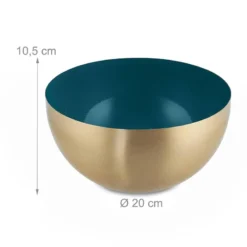 Saladier Vert-doré En Lot De 4 -Le Coin Cuisine 6bf58f68bd2d4ffaa72b6ffe848e71a3