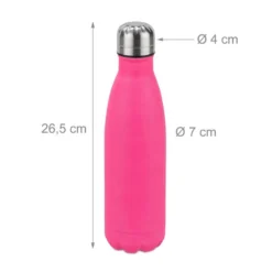 Gourde Inox Bouteille Eau Rose Vif Lot 9 -Le Coin Cuisine 6f1a5c441aca43208f3e167ec4e656c3