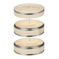 Cuiseur Vapeur Bambou 2 Niveaux -Le Coin Cuisine 7013828467e3457586ad6833a51b7412