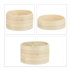 Panier Vapeur En Bambou 24 Cm -Le Coin Cuisine 711c909beb0a4763961fb4cf67d5b4f2