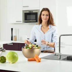 Saladier Vert-doré En Lot De 4 -Le Coin Cuisine 72373b96432b4f6f94f7cc1885260628